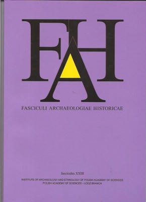 Fasciculi Archaeologiae Historicae XXIII